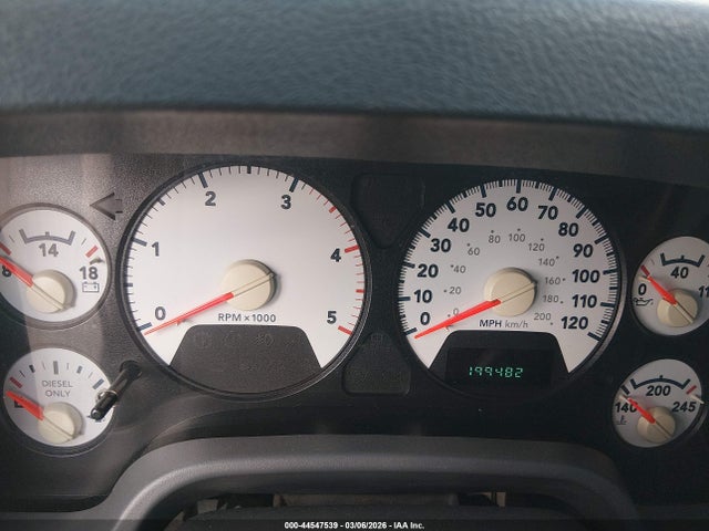 2006 Dodge Ram 2500 Slt მანქანა იყიდება აუქციონზე, vin: 3D7KS29C46G168830, აუქციონის ნომერი: 44547539