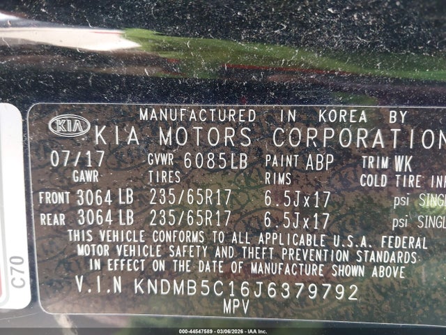 2018 KIA SEDONA KNDMB5C16J6379792 Photo 8