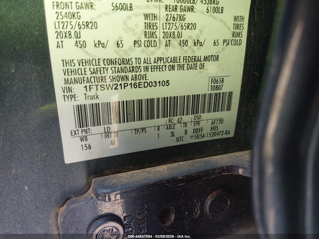 2006 FORD F-250 1FTSW21P16ED03105 Photo 8