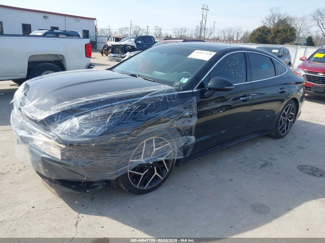 2022 Hyundai Sonata N Line მანქანა იყიდება აუქციონზე, vin: KMHL14JC5NA236568, აუქციონის ნომერი: 44547729
