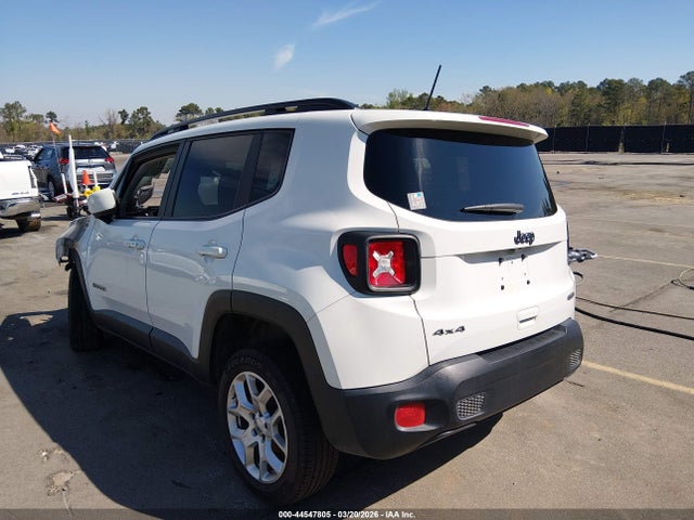 2018 Jeep Renegade Latitude 4x4 მანქანა იყიდება აუქციონზე, vin: ZACCJBBBXJPG96074, აუქციონის ნომერი: 44547805