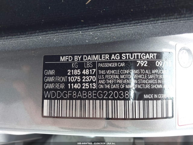 Aukcja sprzedaży 2014 Mercedes-benz C 300 Sport 4matic, vin: WDDGF8AB8EG220387, numer aukcji: 44547905