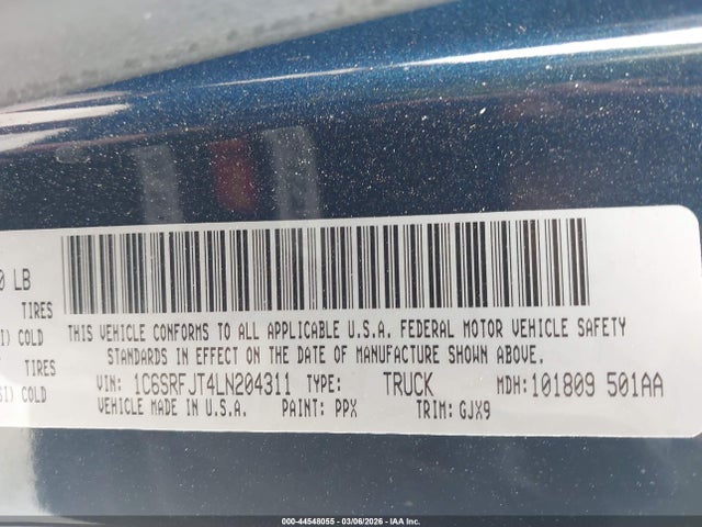 2020 RAM 1500 1C6SRFJT4LN204311 Photo 8