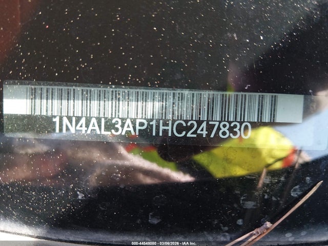 Aukcja sprzedaży 2017 Nissan Altima 2.5 Sr, vin: 1N4AL3AP1HC247830, numer aukcji: 44548080