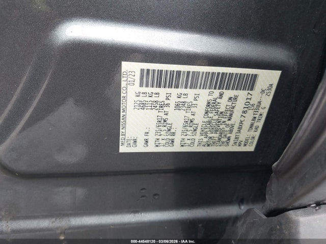 5N1BT3ABXPC781017 Nissan Rogue S Intelligent Awd