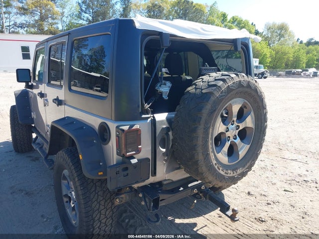 2018 Jeep Wrangler Jk Unlimited Sahara 4x4 მანქანა იყიდება აუქციონზე, vin: 1C4BJWEG3JL936550, აუქციონის ნომერი: 44548186