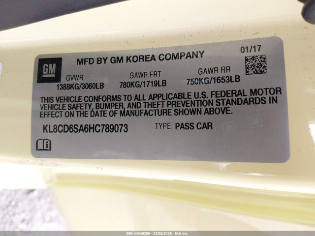 Chevrolet Spark 1lt Cvt 2017 KL8CD6SA6HC789073 Image 9