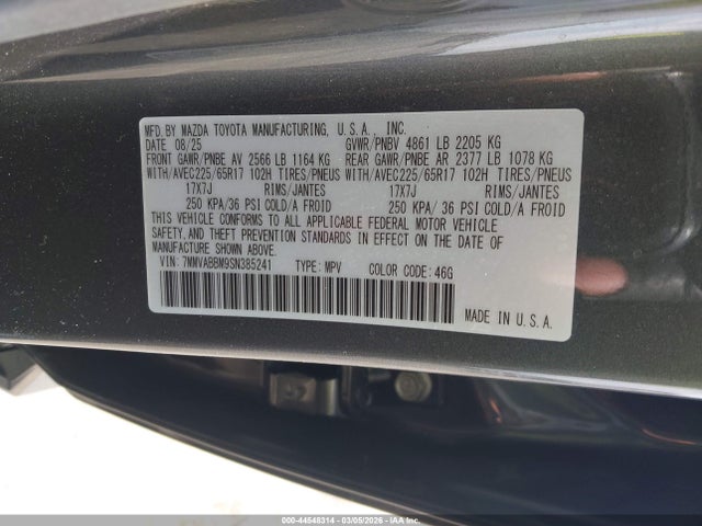 2025 MAZDA CX-50 7MMVABBM9SN385241 Photo 8