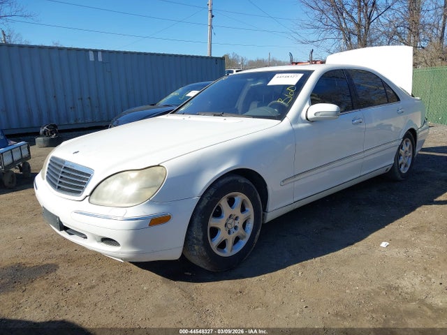 2002 Mercedes-benz S 500 მანქანა იყიდება აუქციონზე, vin: WDBNG75J32A293965, აუქციონის ნომერი: 44548327