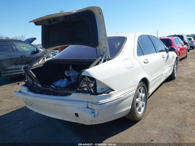 2002 Mercedes-benz S 500 მანქანა იყიდება აუქციონზე, vin: WDBNG75J32A293965, აუქციონის ნომერი: 44548327