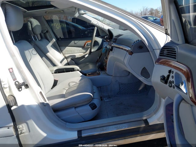2002 Mercedes-benz S 500 მანქანა იყიდება აუქციონზე, vin: WDBNG75J32A293965, აუქციონის ნომერი: 44548327