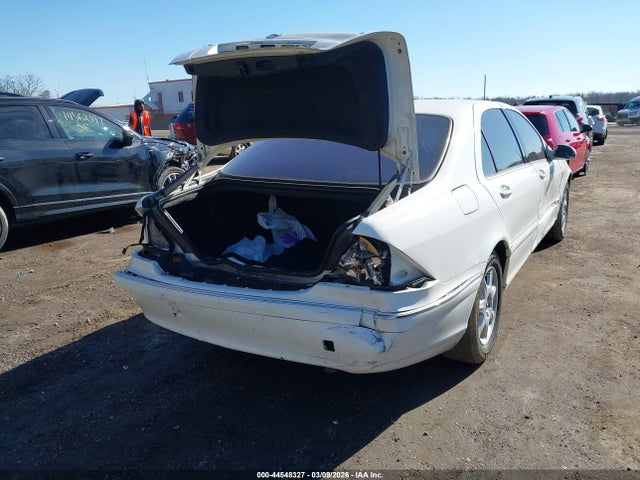 2002 Mercedes-benz S 500 მანქანა იყიდება აუქციონზე, vin: WDBNG75J32A293965, აუქციონის ნომერი: 44548327