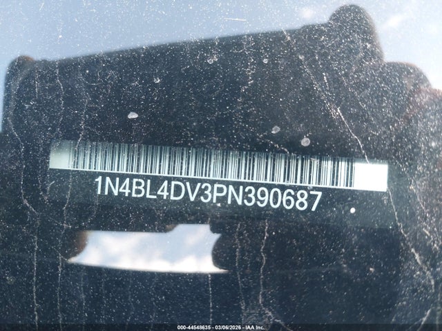 44548635 :رقم المزاد ، 1N4BL4DV3PN390687 vin ، 2023 Nissan Altima Sv Fwd مزاد بيع