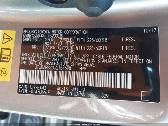 2018 LEXUS NX 300 JTJBARBZ0J2154698 Photo 8