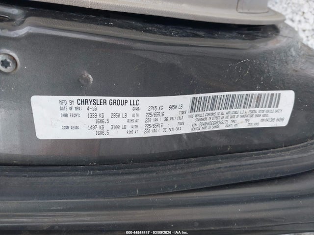 Продаж на аукціоні авто 2010 Dodge Grand Caravan Se, vin: 2D4RN4DE6AR303171, номер лоту: 44548887