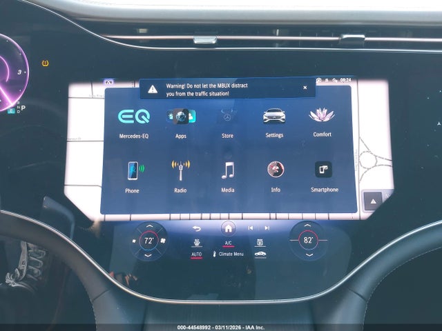 44548992 :رقم المزاد ، W1KCG4EB3NA022026 vin ، 2022 Mercedes-benz Eqs 580 4matic مزاد بيع