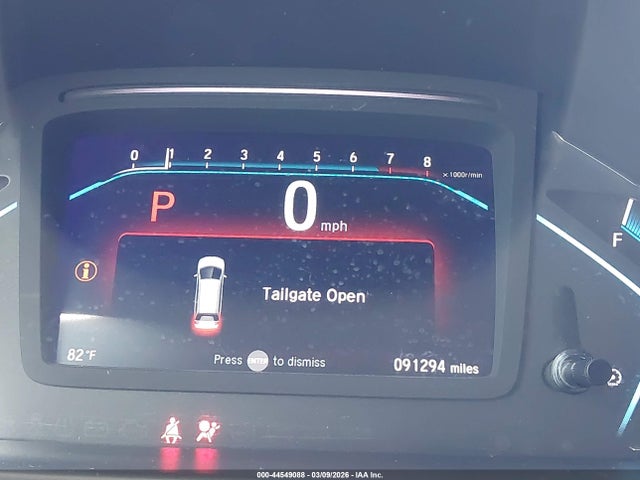5FNRL6H74KB011722 Honda Odyssey Ex-l