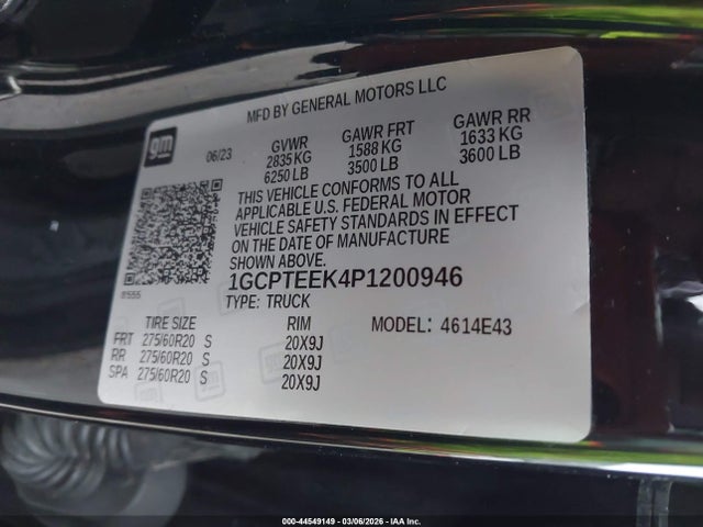 2023 CHEVROLET COLORADO 1GCPTEEK4P1200946 Photo 8