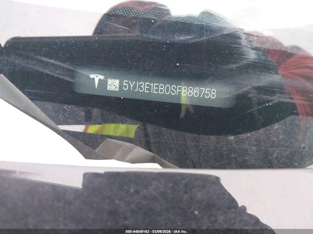 Aukcja sprzedaży 2025 Tesla Model 3 Long Range All-wheel Drive, vin: 5YJ3E1EB0SF886758, numer aukcji: 44549162