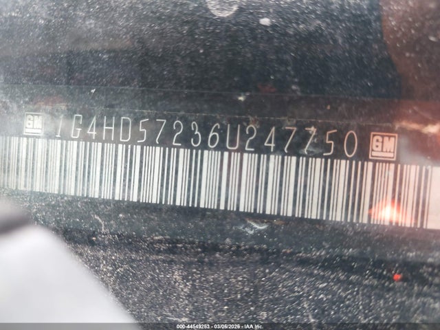 44549253 :رقم المزاد ، 1G4HD57236U247750 vin ، 2006 Buick Lucerne Cxl مزاد بيع