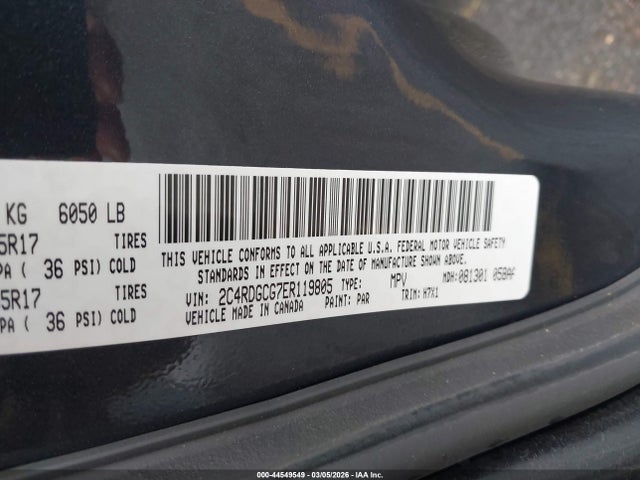 Dodge Grand Caravan Sxt 2014 2C4RDGCG7ER119805 Image 9