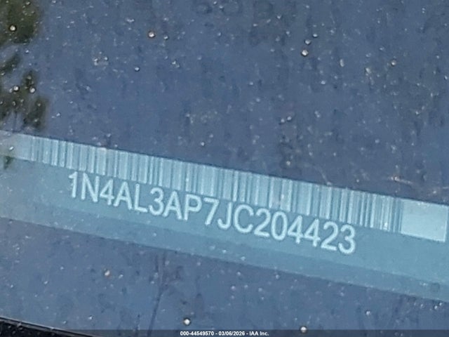 Nissan Altima 2.5 Sl 2018 1N4AL3AP7JC204423 Image 9