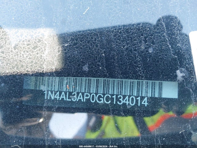1N4AL3AP0GC134014 Nissan Altima 2.5/2.5 S/2.5 Sl/2.5 Sr/2.5 Sv