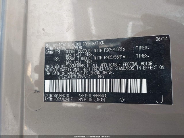 Scion XB 2014 JTLZE4FE2EJ059754 Image 9