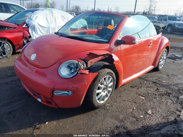 2004 Volkswagen New Beetle Gls მანქანა იყიდება აუქციონზე, vin: 3VWCM31Y54M344625, აუქციონის ნომერი: 44549922
