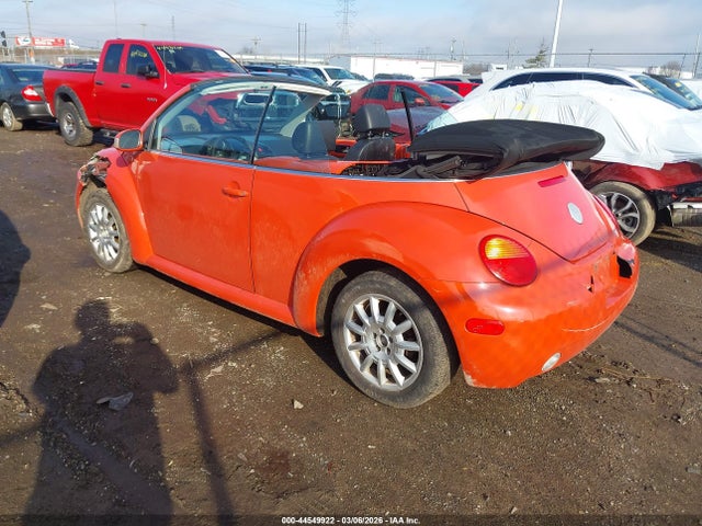 2004 Volkswagen New Beetle Gls მანქანა იყიდება აუქციონზე, vin: 3VWCM31Y54M344625, აუქციონის ნომერი: 44549922