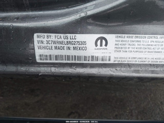 2024 Ram 5500 Chassis Tradesman/slt/laramie/limited მანქანა იყიდება აუქციონზე, vin: 3C7WRNEL8RG275305, აუქციონის ნომერი: 44549935