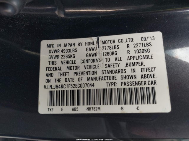 2014 ACURA RLX JH4KC1F52EC007044 Photo 8