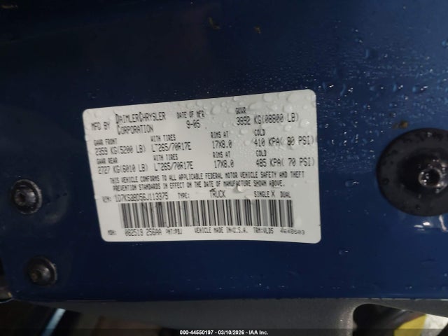 2006 DODGE RAM 2500 1D7KS28D56J113375 Photo 8