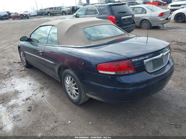 2002 Chrysler Sebring Lxi მანქანა იყიდება აუქციონზე, vin: 1C3EL55R52N309801, აუქციონის ნომერი: 44550243