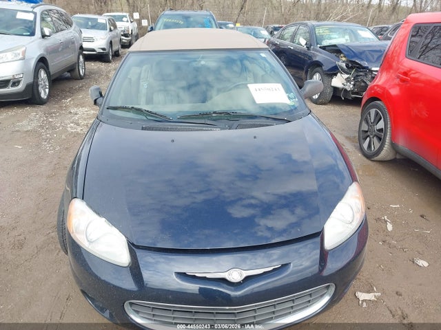 2002 Chrysler Sebring Lxi მანქანა იყიდება აუქციონზე, vin: 1C3EL55R52N309801, აუქციონის ნომერი: 44550243