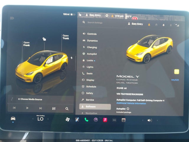 7SAYGDEE1RA300266 Tesla Model Y Long Range Dual Motor All-wheel Drive