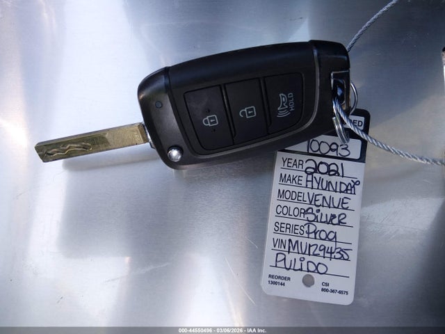 Продажа на аукционе авто 2021 Hyundai Venue Se, vin: KMHRB8A35MU129435, номер лота: 44550496