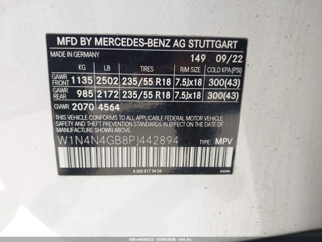 2023 MERCEDES-BENZ GLA 250 W1N4N4GB8PJ442894 Photo 8