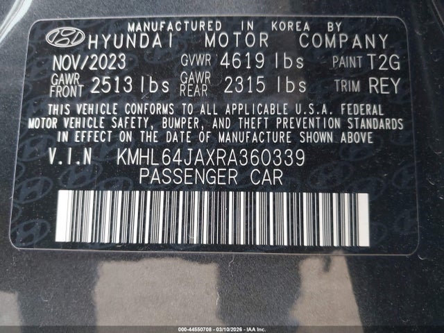 Hyundai SONATA SEL 2024 KMHL64JAXRA360339 Image 9