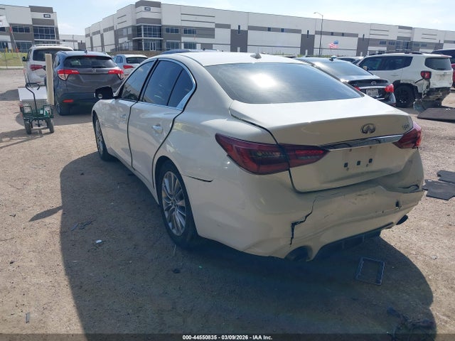 Продажа на аукционе авто 2018 Infiniti Q50 3.0t Luxe, vin: JN1EV7AP5JM359174, номер лота: 44550835