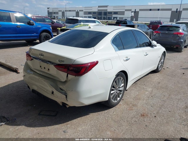Продажа на аукционе авто 2018 Infiniti Q50 3.0t Luxe, vin: JN1EV7AP5JM359174, номер лота: 44550835