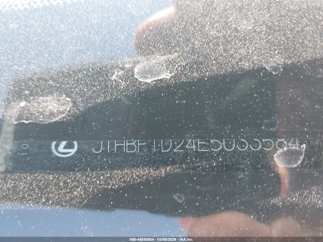 44550854 :رقم المزاد ، JTHBF1D24E5033584 vin ، 2014 Lexus Is 250 مزاد بيع