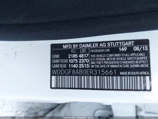 Продаж на аукціоні авто 2014 Mercedes-benz C 300 C 300 Luxury/sport 4matic, vin: WDDGF8AB0ER315661, номер лоту: 44551276