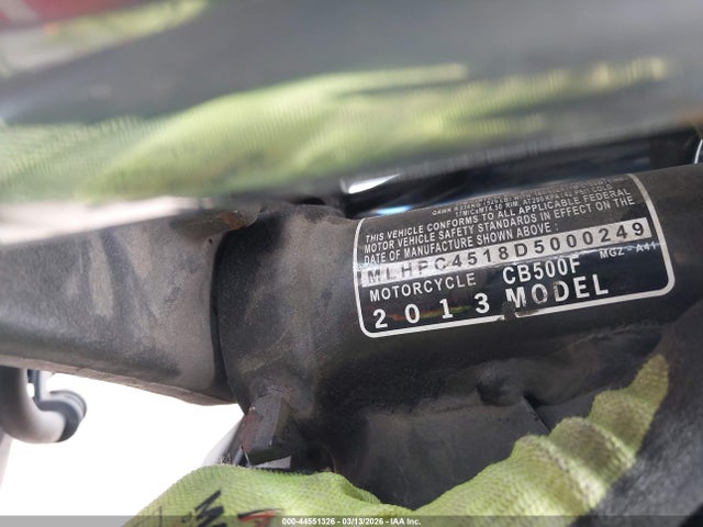 2013 HONDA CB500 MLHPC4518D5000249 Photo 9