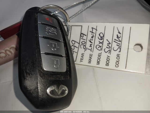 44551444 :رقم المزاد ، 5N1DL0MM1KC531193 vin ، 2019 Infiniti Qx60 Pure مزاد بيع