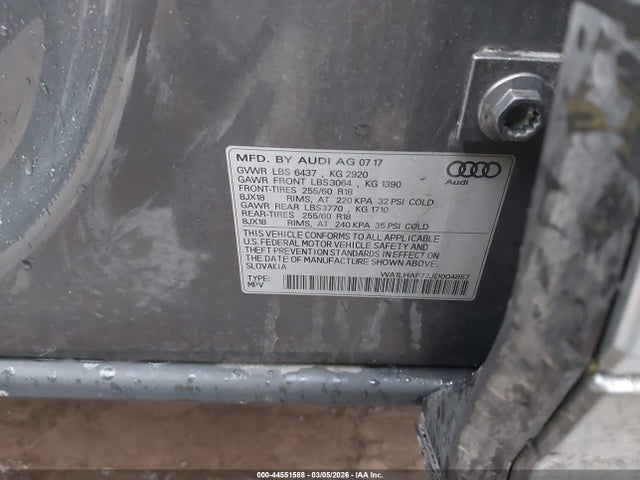 2018 AUDI Q7 WA1LHAF77JD004857 Photo 8