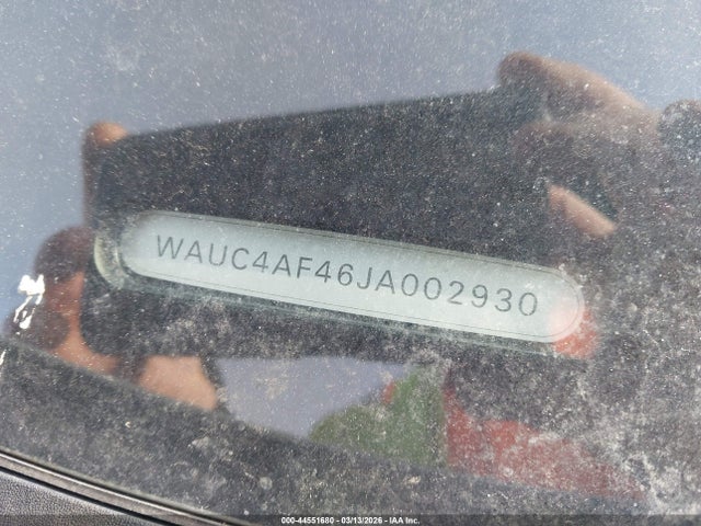 44551680 :رقم المزاد ، WAUC4AF46JA002930 vin ، 2018 Audi S4 3.0t Premium Plus مزاد بيع