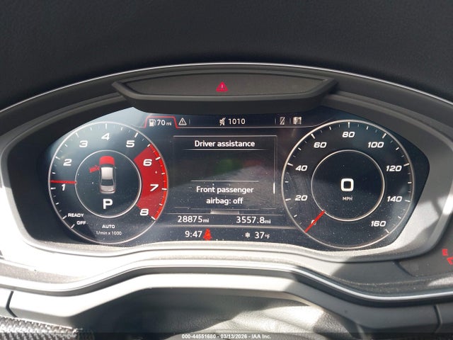 44551680 :رقم المزاد ، WAUC4AF46JA002930 vin ، 2018 Audi S4 3.0t Premium Plus مزاد بيع