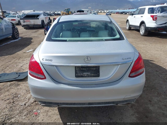 Продаж на аукціоні авто 2015 Mercedes-benz C 300 Luxury 4matic, vin: 55SWF4KB1FU041468, номер лоту: 44551727