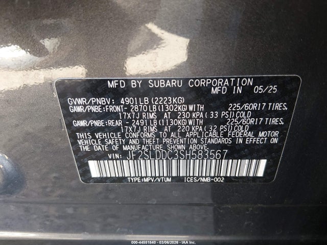 Subaru Forester Premium 2025 JF2SLDDC3SH583567 Image 9